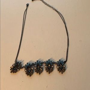 Black with Diamond Necklace